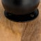 Hello Honey® 9.75" Brown & Black Enameled Mango Wood Kitchen Pedestal